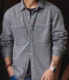 市场上装-衬衫-休闲衬衫