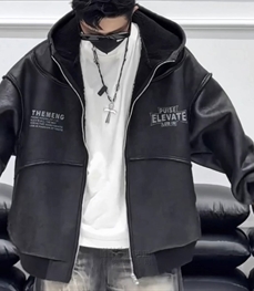 市场上装-皮衣-休闲皮衣