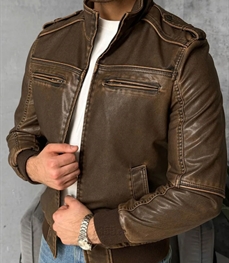 市场上装-皮衣-商务皮衣