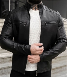 市场上装-皮衣-商务皮衣