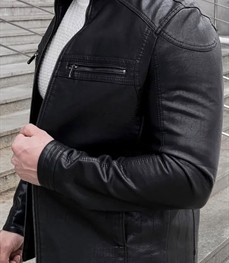 市场上装-皮衣-商务皮衣