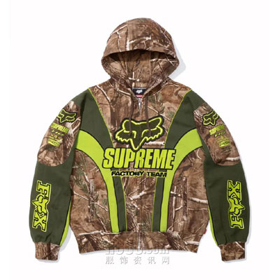 美国《Supreme x Fox Racing》2025秋冬潮流前卫男装