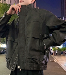 市场上装-皮衣-休闲皮衣