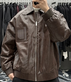 市场上装-皮衣-休闲皮衣
