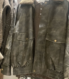 市场上装-皮衣-休闲毛衫【实拍】