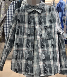 市场上装-衬衫-休闲衬衫